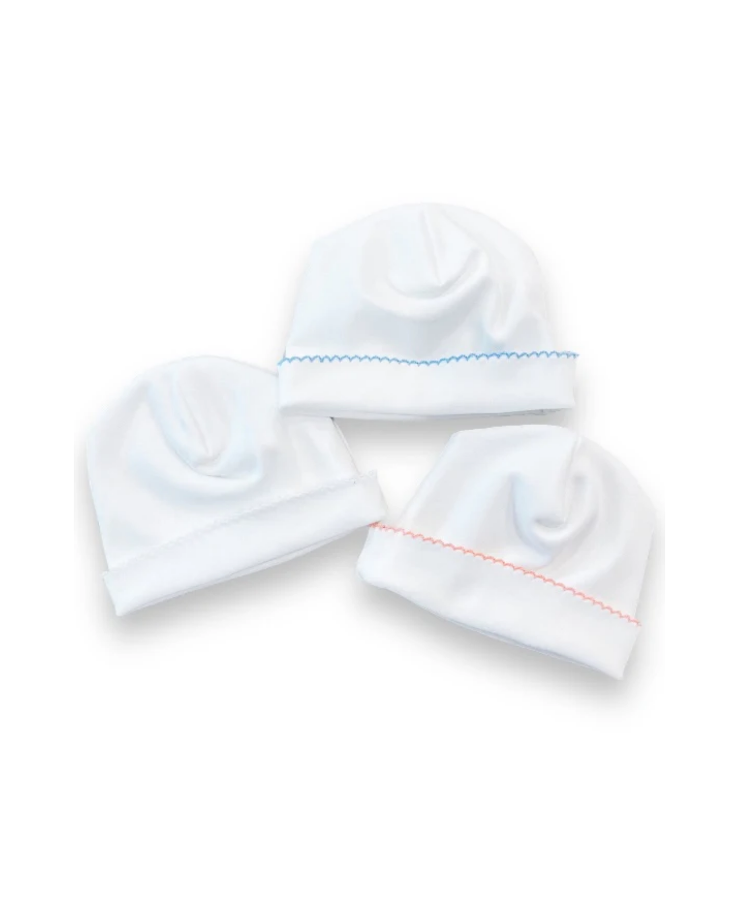 Picot Trim Baby Hat