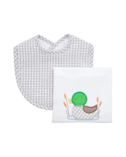 Mallard Basic Bib & Burp Set