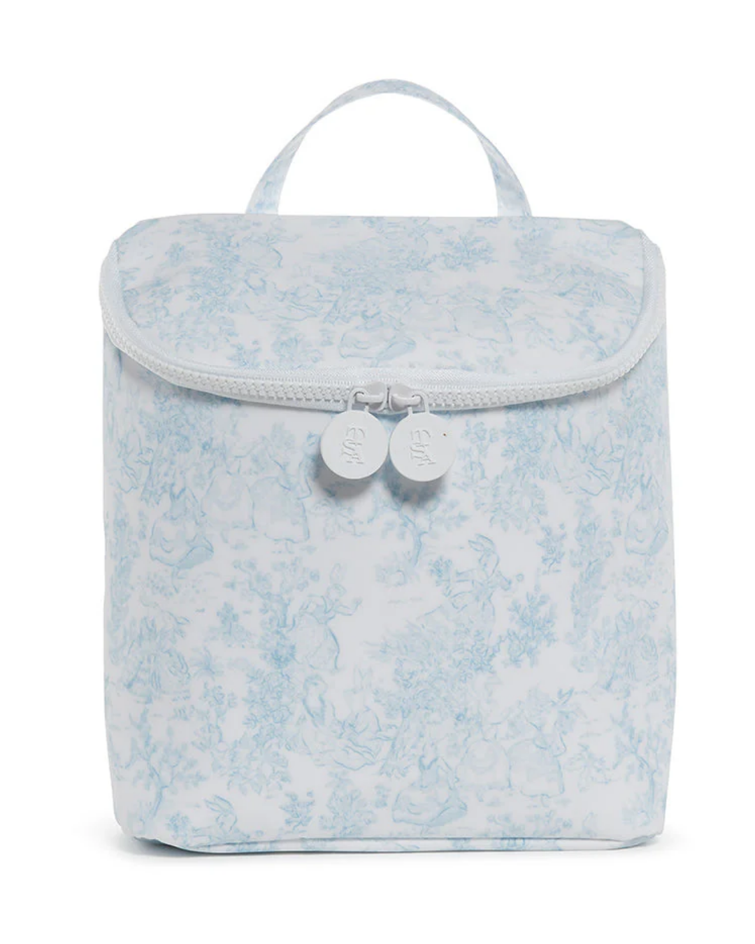 TRVL Take Away Insulated Lunch Bag - Bunny Toile Blue