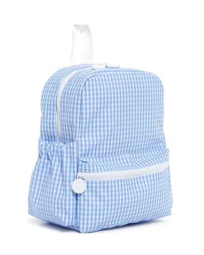 TRVL Mini Backer - Gingham Sky