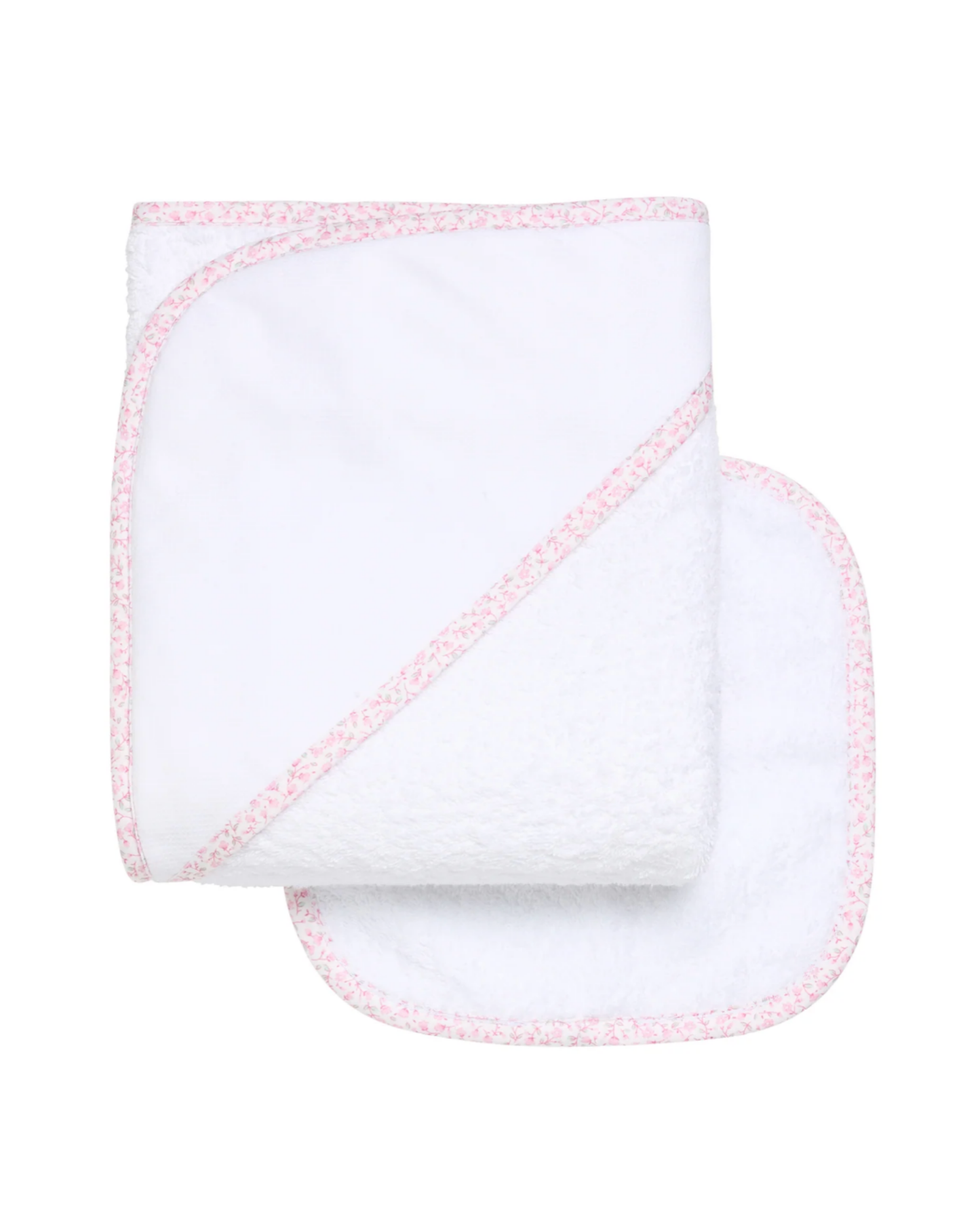 Ballet Floral Baby Hooded Towel & Washcloth Set