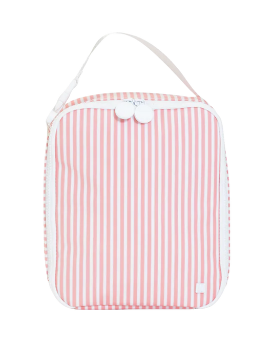 TRVL Insulated Lunch Bag - Pimlico Stripe Dusty Rose