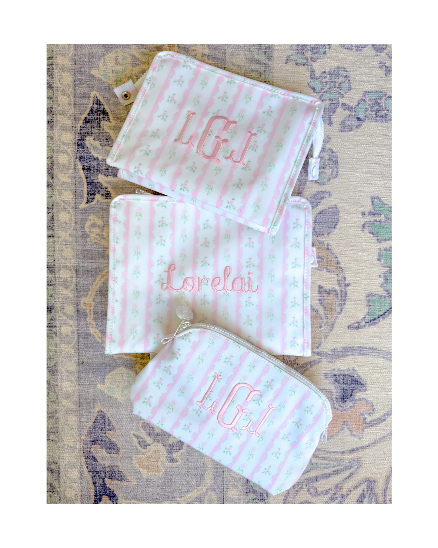 TRVL Roadie - Ribbon Floral Pink