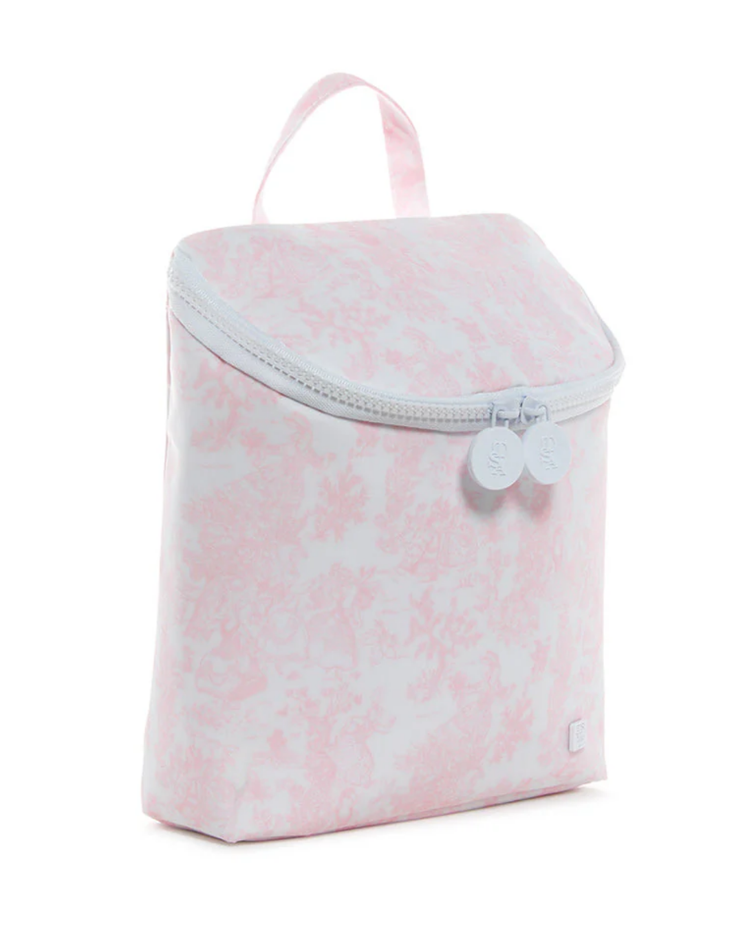 TRVL Take Away Insulated Lunch Bag - Bunny Toile Pink