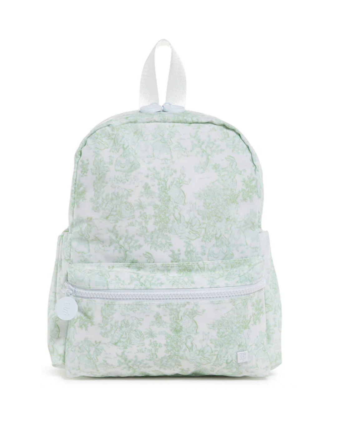 TRVL Mini Backer - Bunny Toile Green