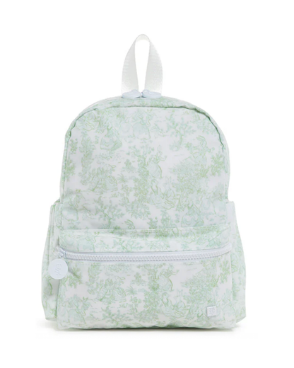 TRVL Mini Backer - Bunny Toile Green