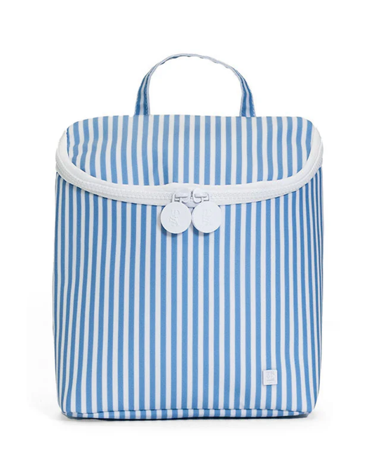 TRVL Take Away Insulated Lunch Bag - Pimlico Stripe Chambray