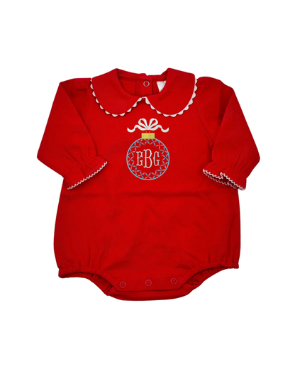 Girls Bubble with Scalloped Collar