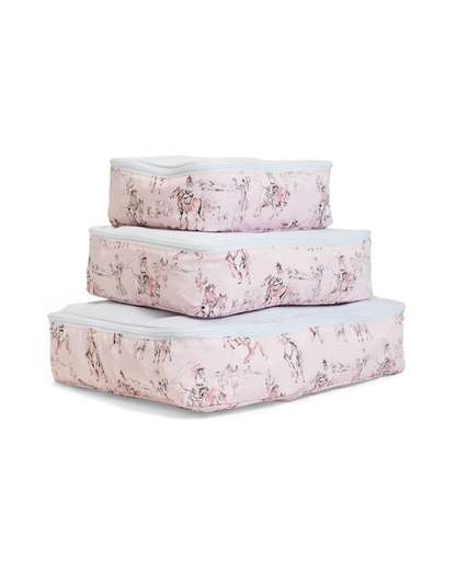 TRVL Packing Cubes - Cowgirl Toile