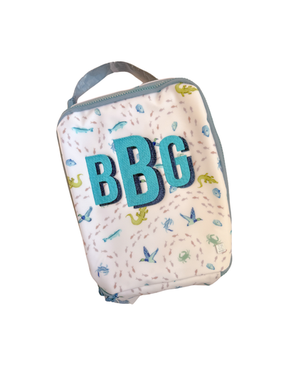 TRVL Insulated Lunch Bag - Coastal Tides