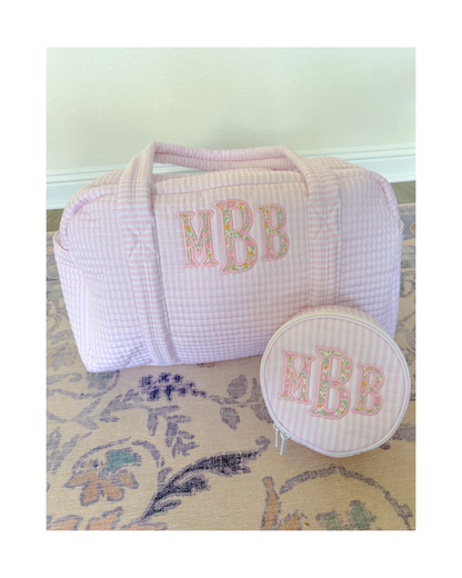 TRVL Quilted Grande Duffel - Pimlico Stripe Pink