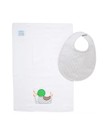 Mallard Basic Bib & Burp Set