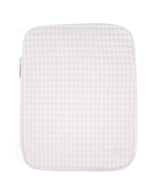 TRVL Quilted Tablet Case - Pimlico Stripe Pink