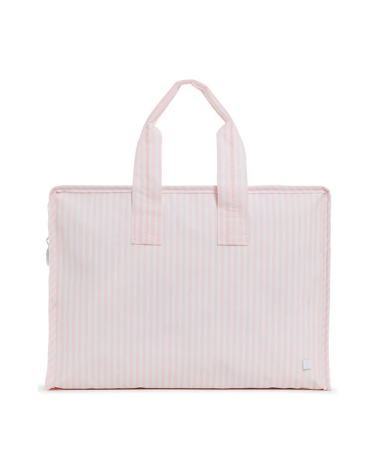 TRVL Overnite Tote - Pimlico Stripe Pink