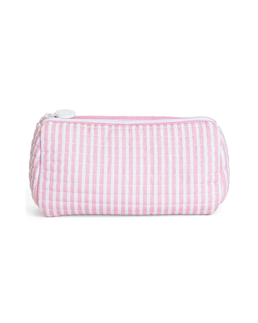TRVL Quilted Pochette Bag - Pimlico Stripe Dusty Rose