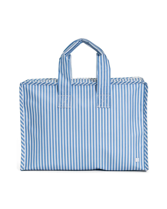 TRVL Overnite Tote - Pimlico Stripe Chambray