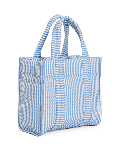 TRVL Quilted Mini Go Go Tote - Pimlico Stripe Chambray