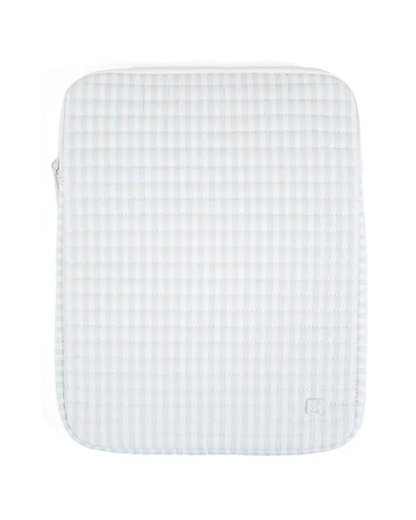 TRVL Quilted Tablet Case - Pimlico Stripe Blue
