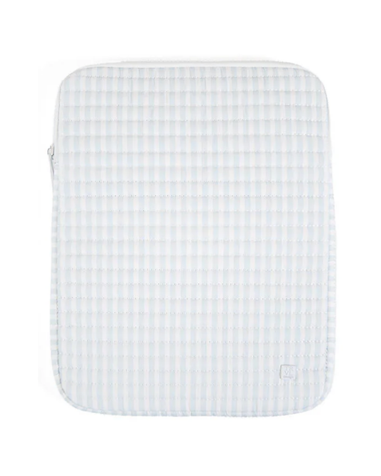 TRVL Quilted Tablet Case - Pimlico Stripe Blue