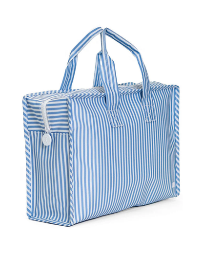 TRVL Overnite Tote - Pimlico Stripe Chambray