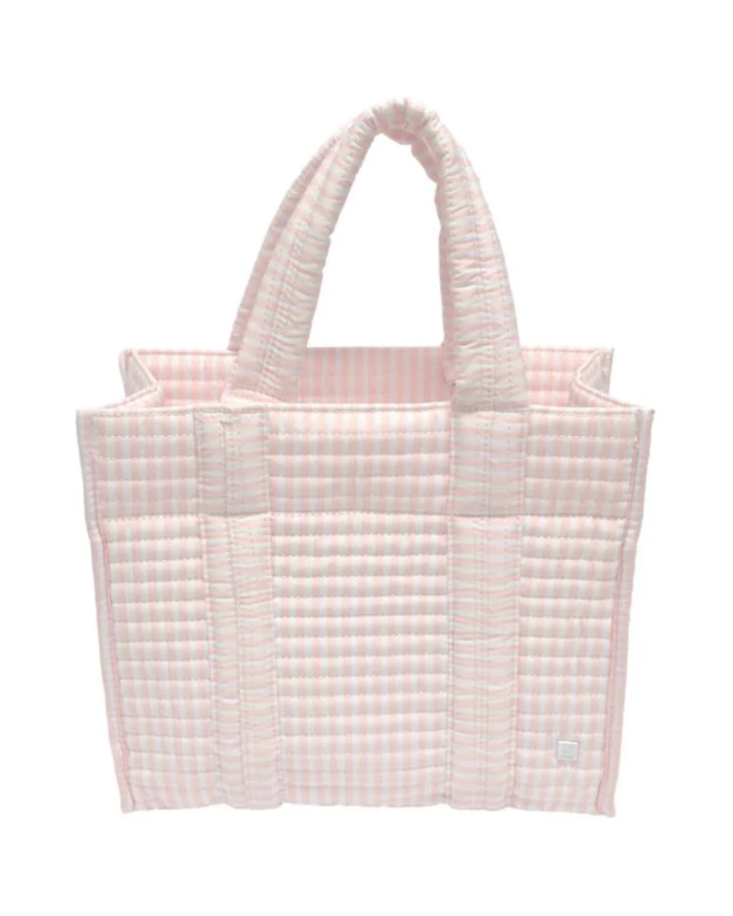 TRVL Quilted Mini Go Go Tote - Pimlico Stripe Pink