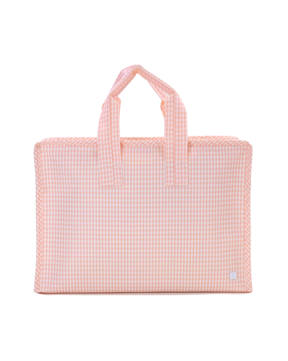 TRVL Overnite Tote - Gingham Taffy