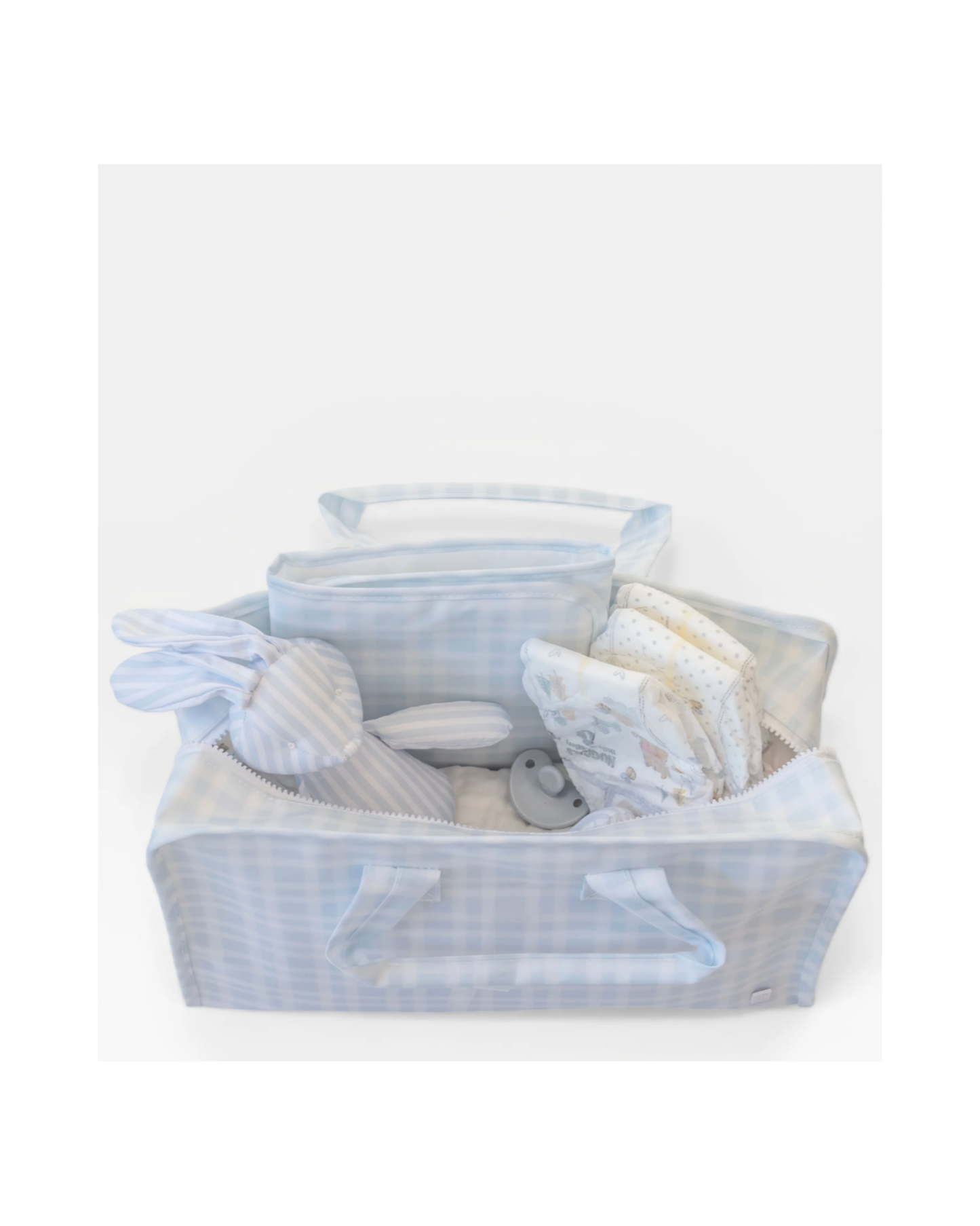 TRVL Overnite Tote - Pimlico Plaid Blue