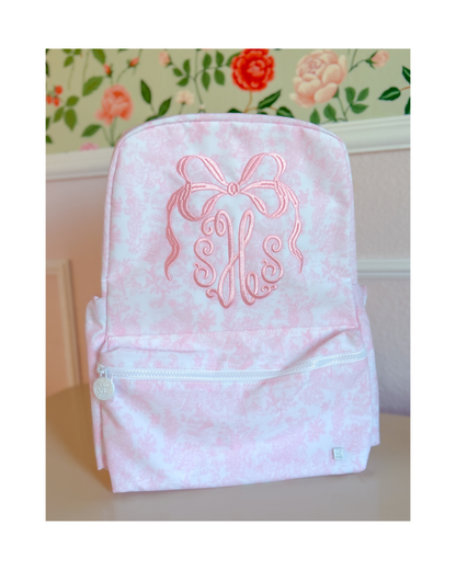 TRVL Backpacker - Bunny Toile Pink