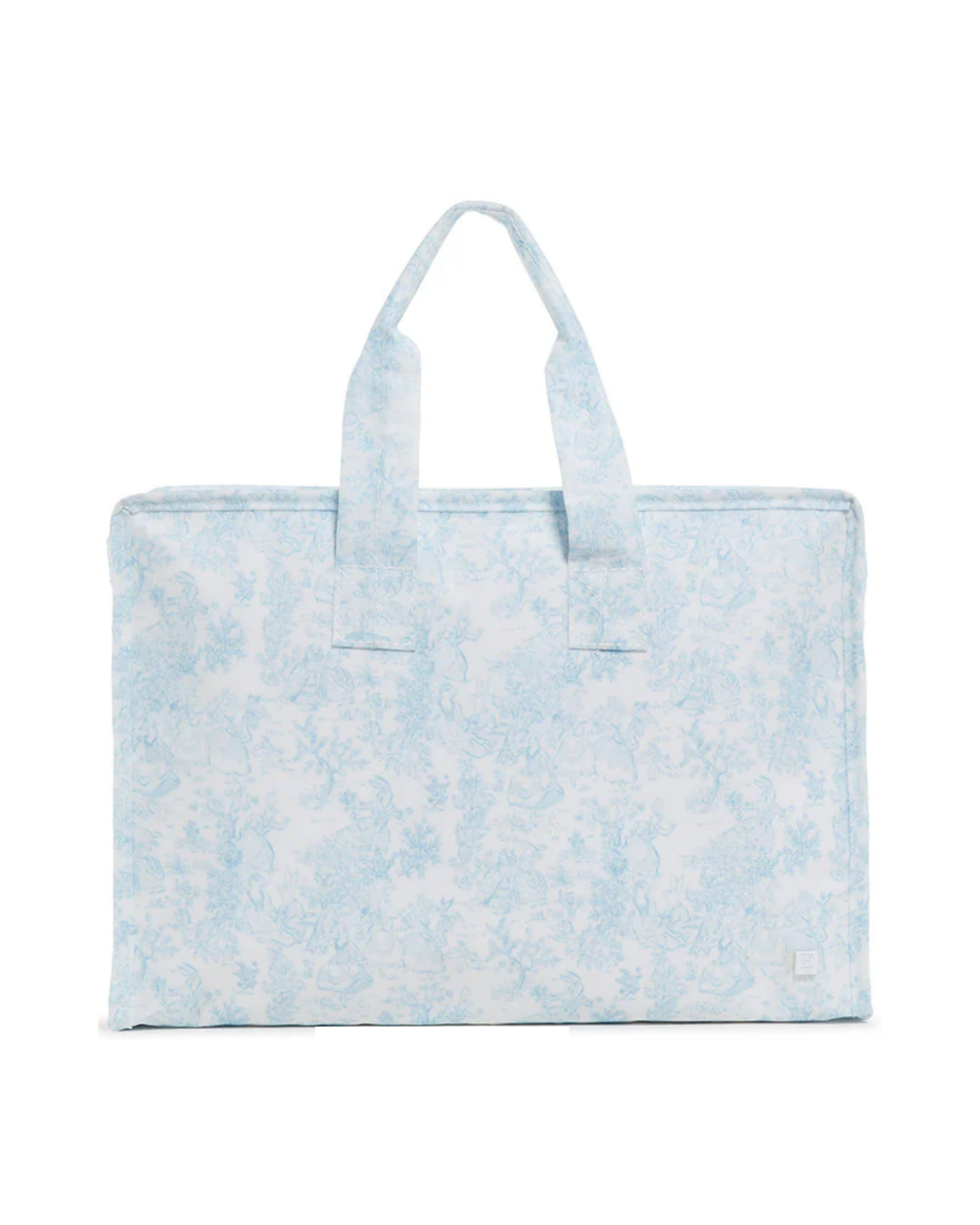 TRVL Overnite Tote - Bunny Toile Green