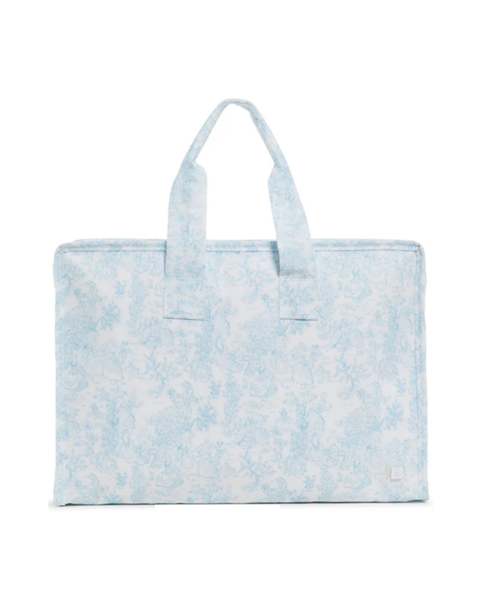 TRVL Overnite Tote - Bunny Toile Green