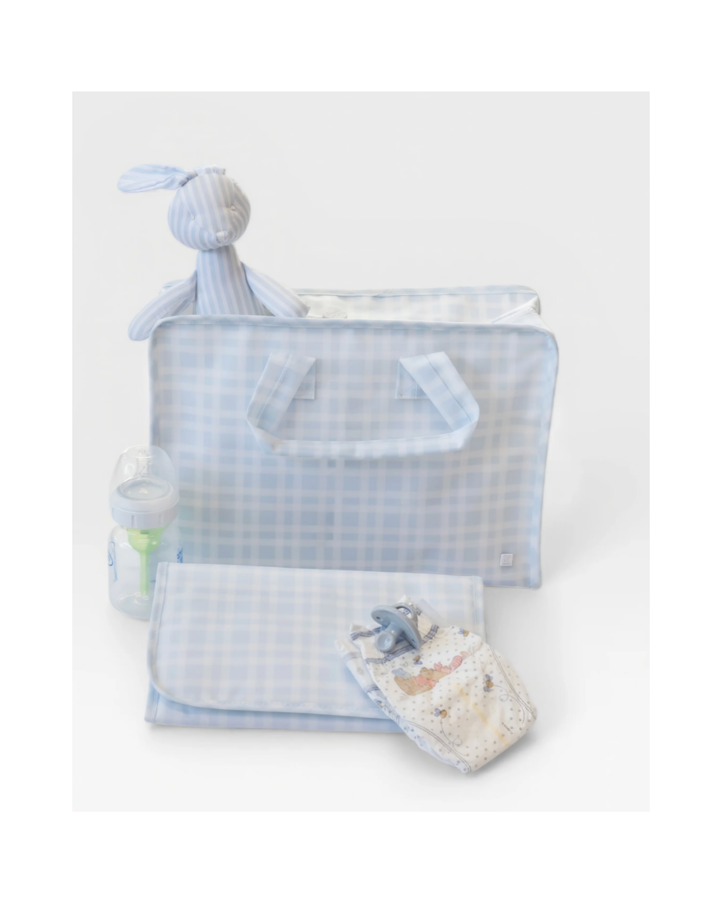 TRVL Overnite Tote - Pimlico Plaid Blue