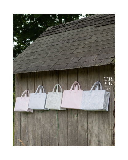 TRVL Overnite Tote - Pimlico Stripe Pink