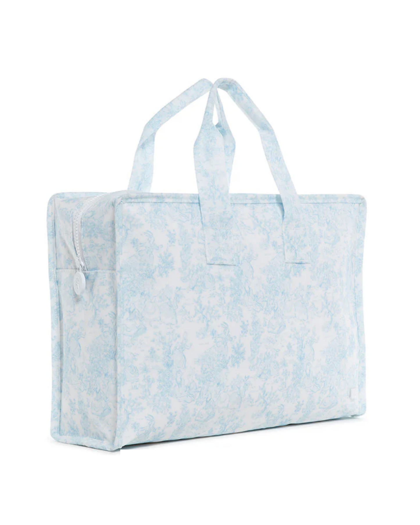 TRVL Overnite Tote - Bunny Toile Blue