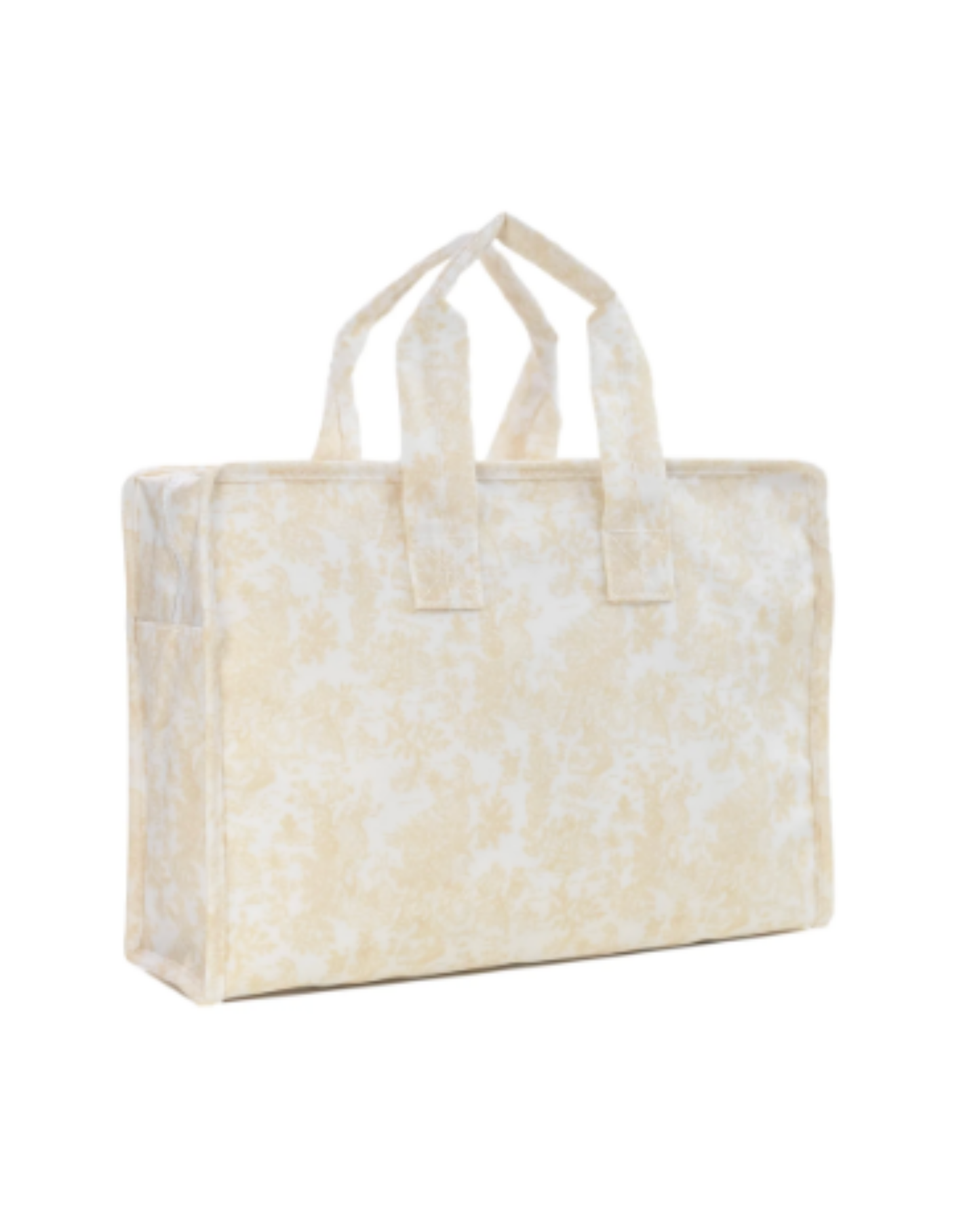 TRVL Overnite Tote - Bunny Toile Sand
