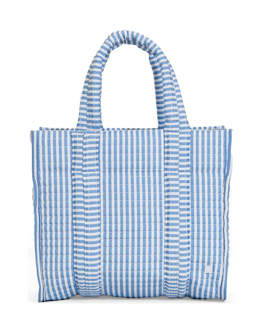 TRVL Quilted Mini Go Go Tote - Pimlico Stripe Chambray