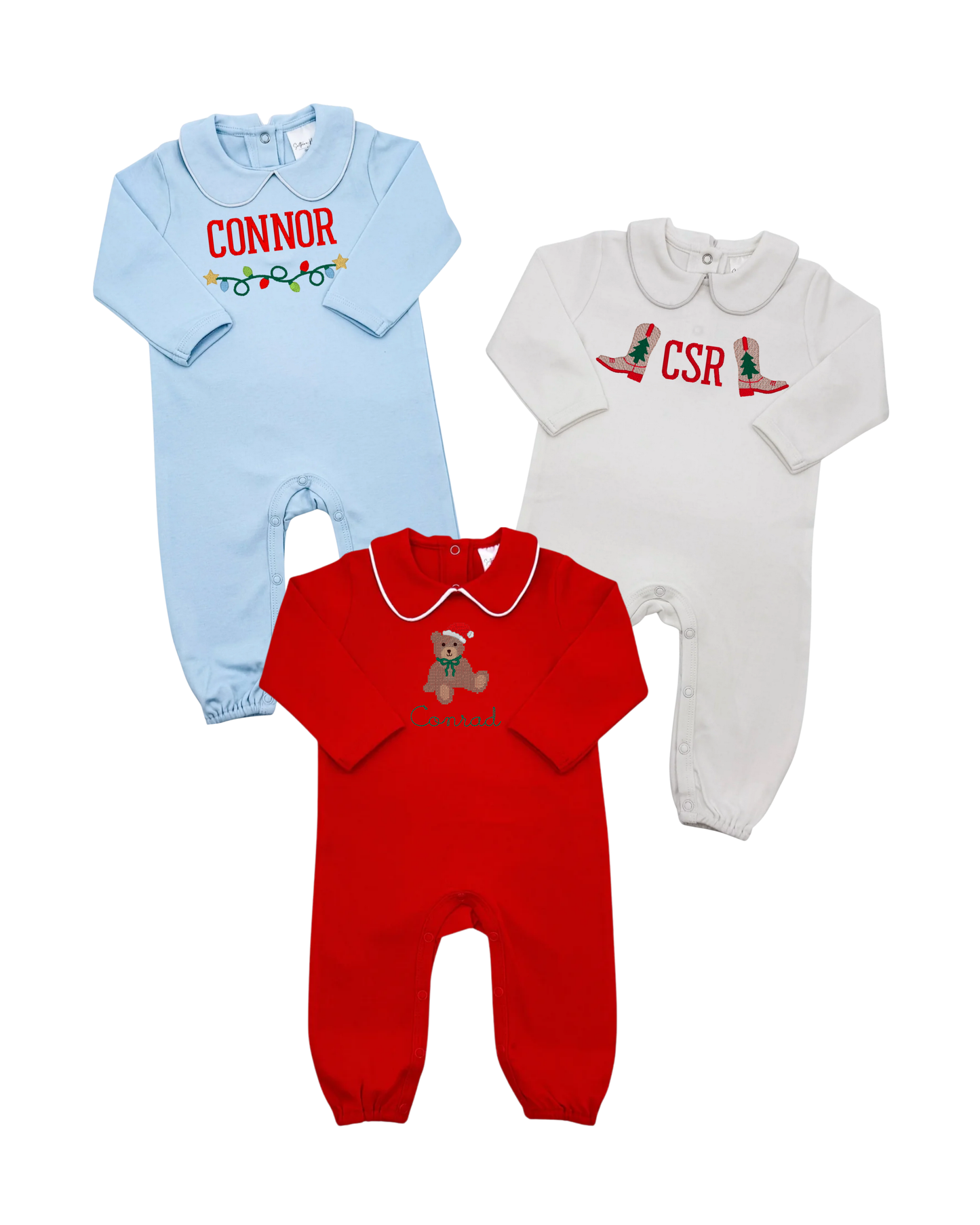 Boys Onesie with Long Sleeves