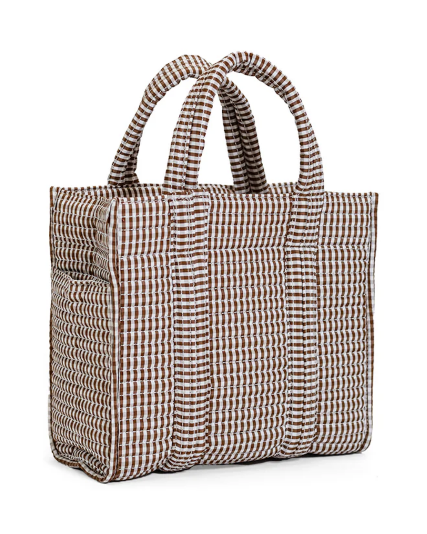 TRVL Quilted Mini Go Go Tote - Coco Gingham