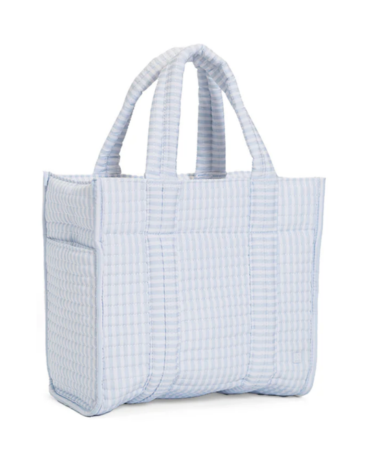 TRVL Quilted Mini Go Go Tote - Pimlico Stripe Blue