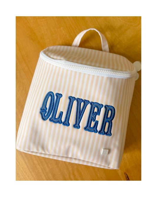 TRVL Take Away Insulated Lunch Bag - Pimlico Stripe Sand