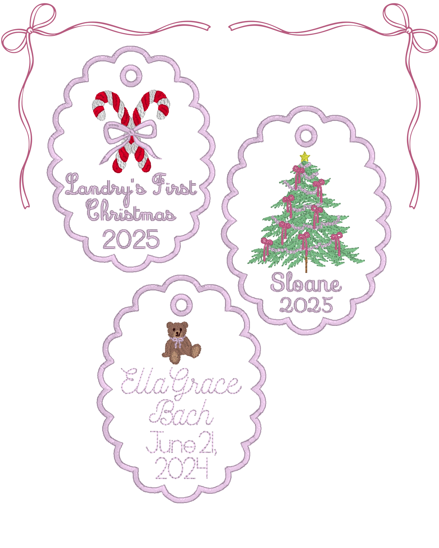 Girls Christmas Ornament
