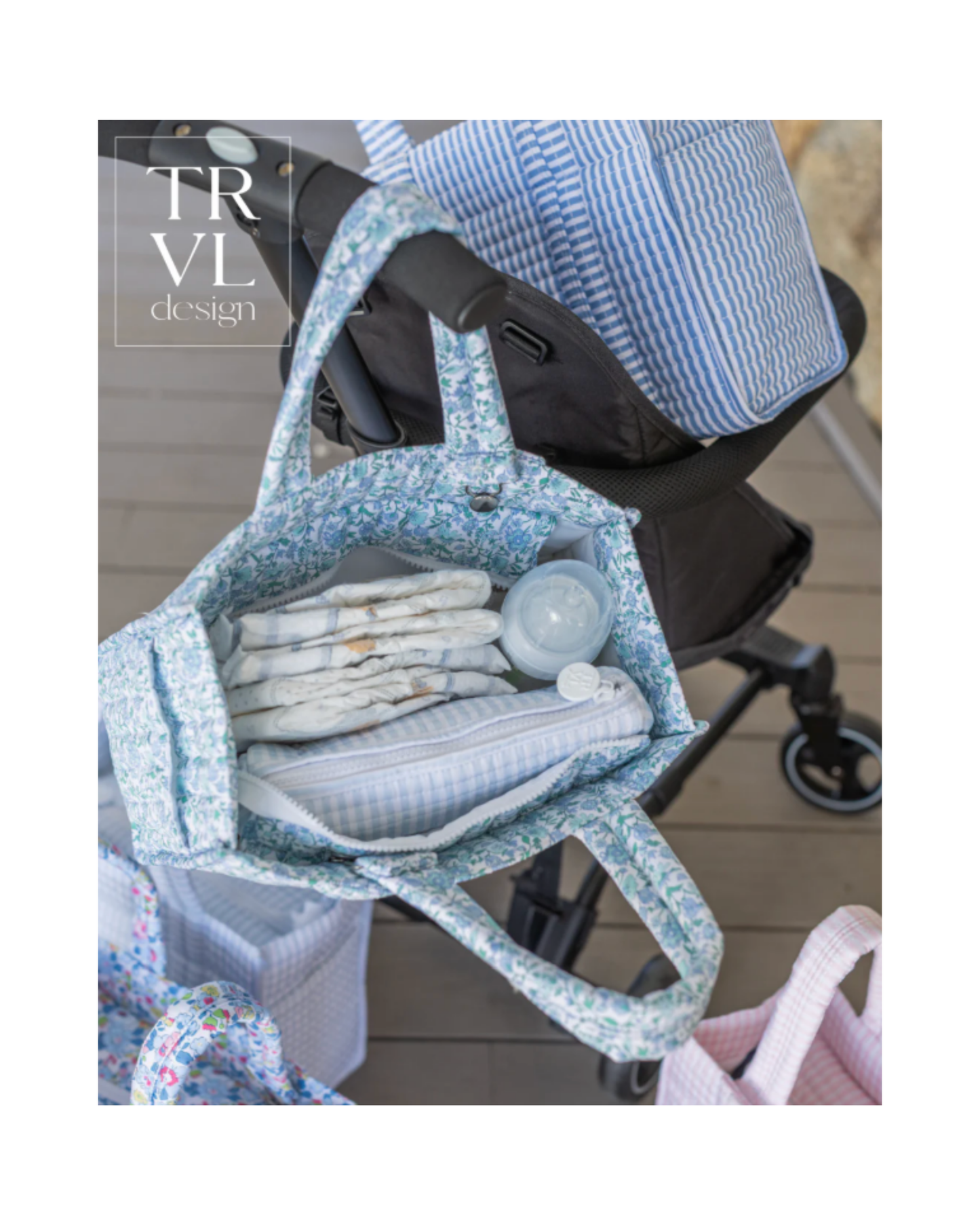 TRVL Quilted Mini Go Go Tote - Fleurie