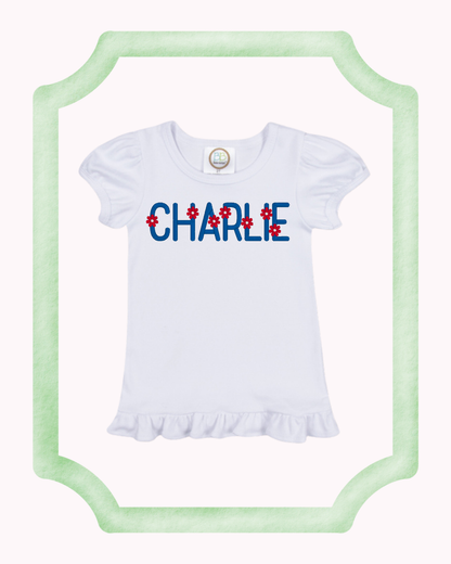 Girls Patriotic Tshirt