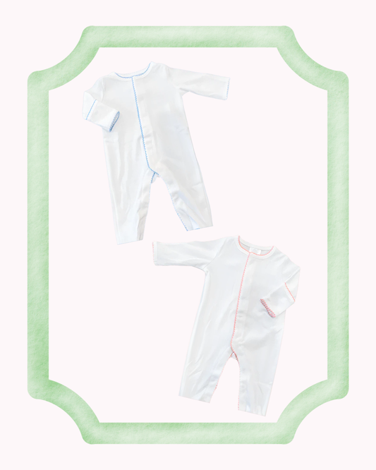 Picot Trim Footie
