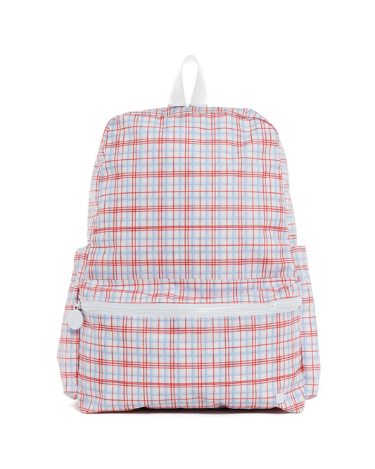 TRVL Backpacker - Classic Plaid Red