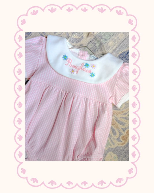 Nellapima Pink Gingham Bubble