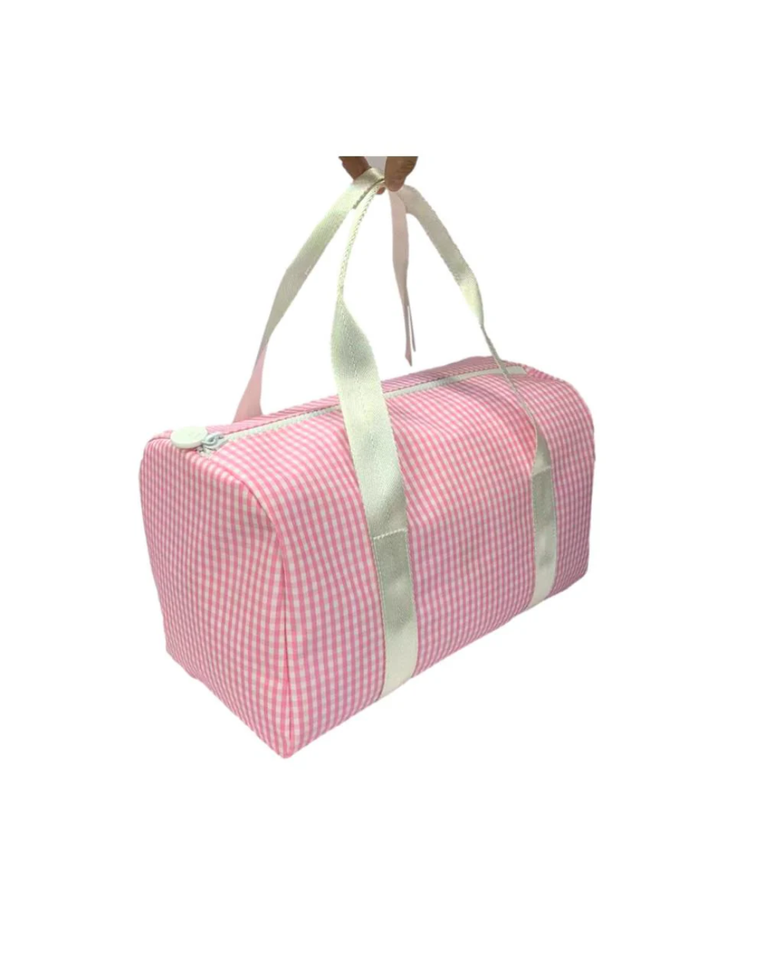 TRVL Design Mini Duffel Bag Gingham Pink