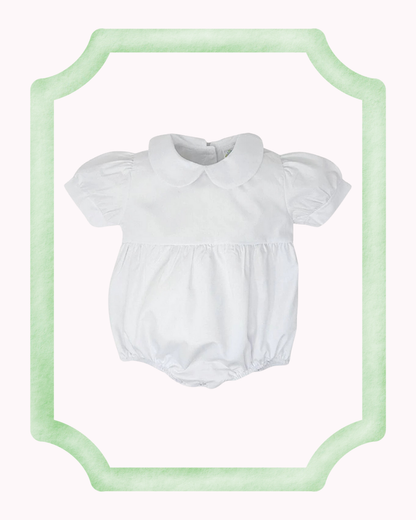 Girls White Bubble