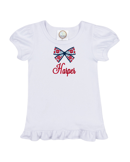 Girls Patriotic Tshirt