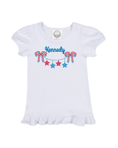 Girls Patriotic Tshirt