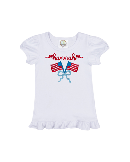 Girls Patriotic Tshirt